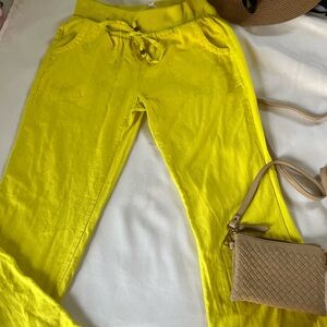 Love tree mustard women pants casual size small new